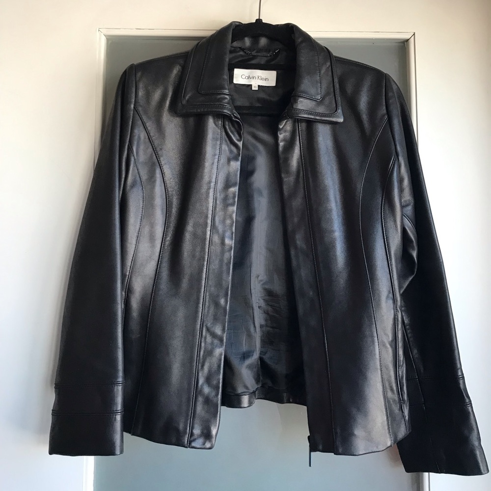 Calvin Klein leather jacket